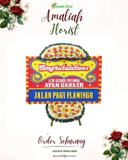 Sewa Papan Bunga Kaubun
